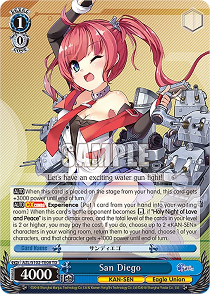 Image for San Diego (Azur Lane) (AZL/S102-TE08 TD) - Weiss Schwarz
