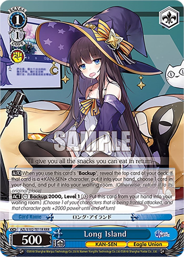 Image for Long Island (RRR) (Azur Lane) (AZL/S102-TE11R RRR) - Weiss Schwarz