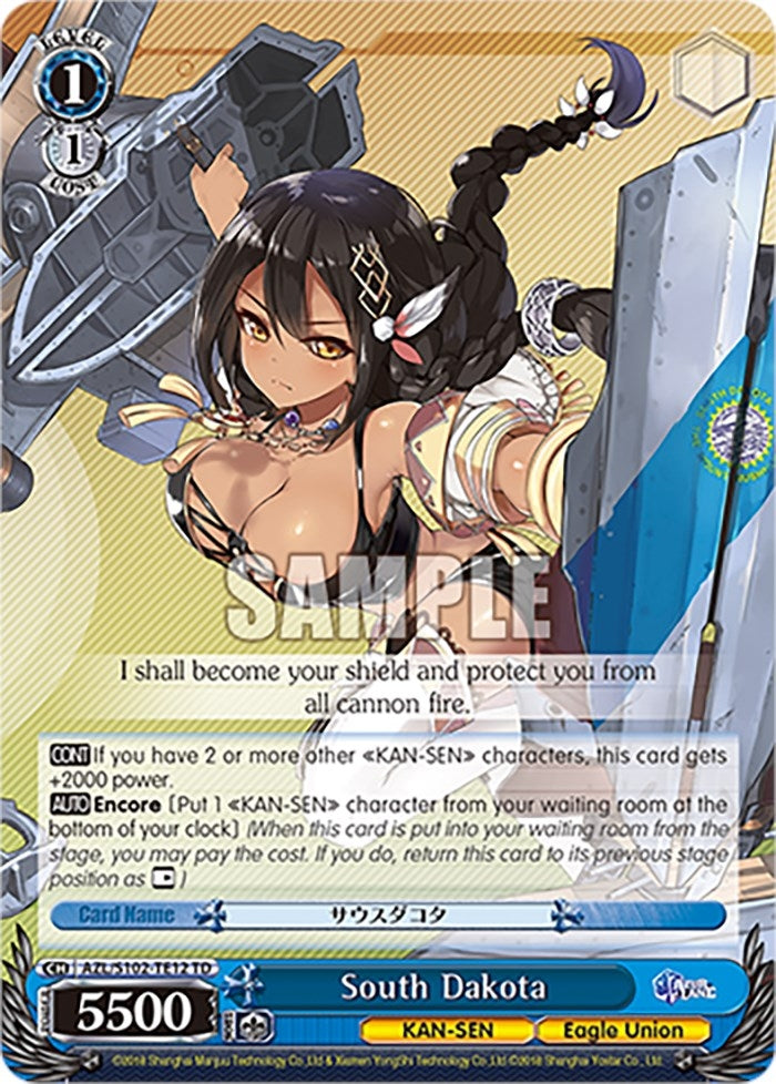 Image for South Dakota (Azur Lane) (AZL/S102-TE12 TD) - Weiss Schwarz
