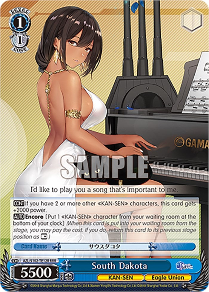Image for South Dakota (RRR) (Azur Lane) (AZL/S102-TE12R RRR) - Weiss Schwarz