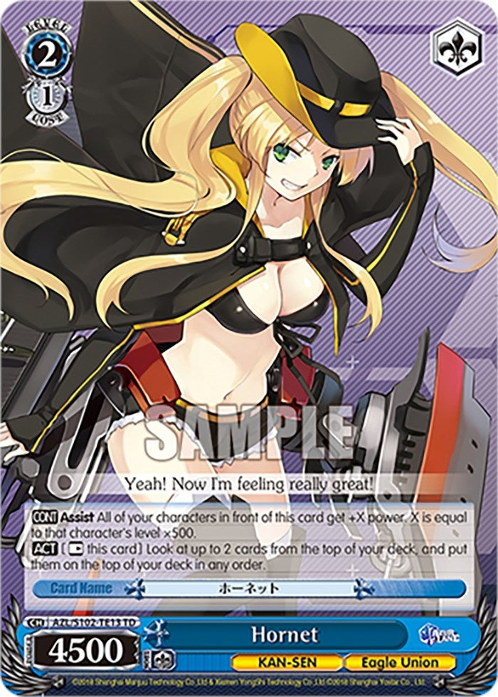 Image for Hornet (Azur Lane) (AZL/S102-TE13 TD) - Weiss Schwarz