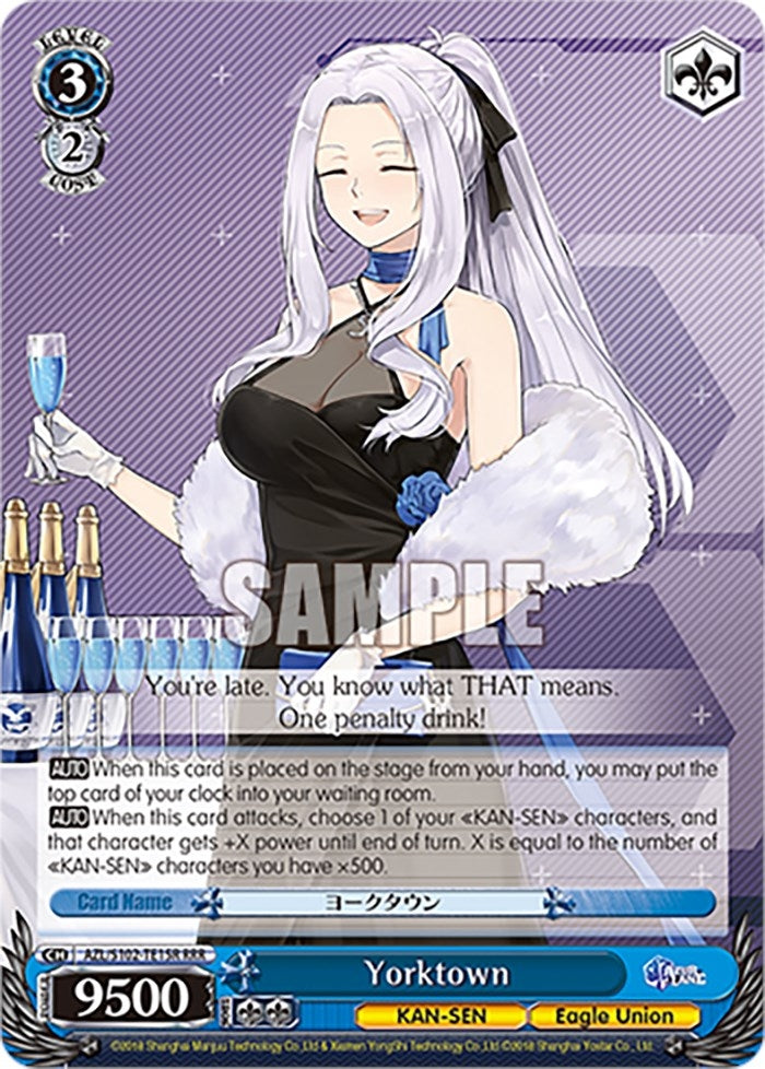 Image for Yorktown (RRR) (Azur Lane) (AZL/S102-TE15R RRR) - Weiss Schwarz