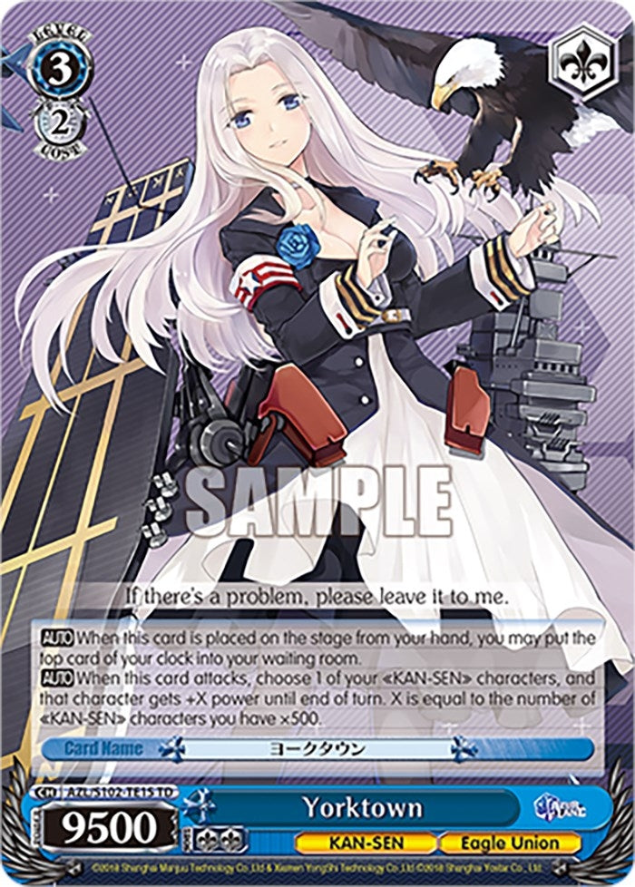 Image for Yorktown (Azur Lane) (AZL/S102-TE15 TD) - Weiss Schwarz
