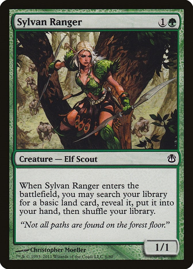 Image for Sylvan Ranger (Duel Decks: Ajani vs. Nicol Bolas) (8) - Magic: The Gathering