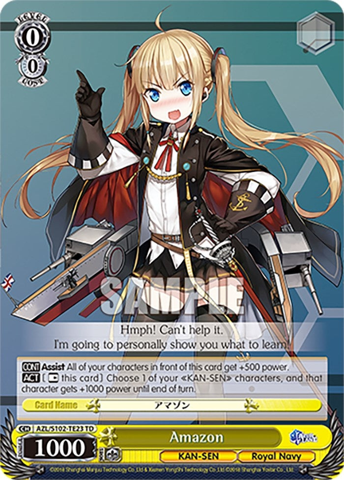 Image for Amazon (Azur Lane) (AZL/S102-TE23 TD) - Weiss Schwarz