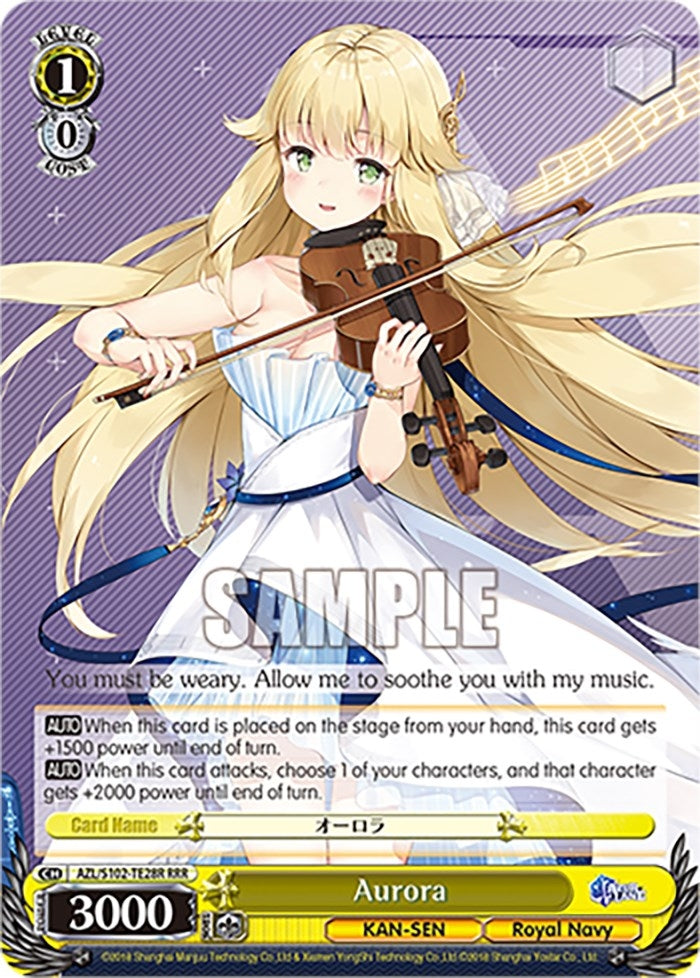 Image for Aurora (RRR) (Azur Lane) (AZL/S102-TE28R RRR) - Weiss Schwarz