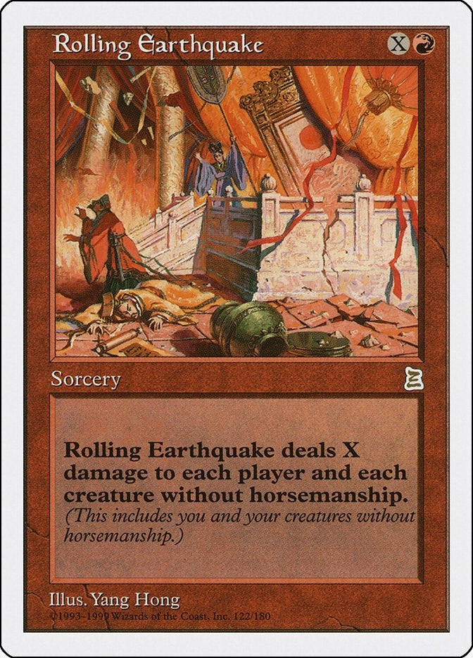 Image for Rolling Earthquake (Portal Three Kingdoms) (122) - Magic: The Gathering