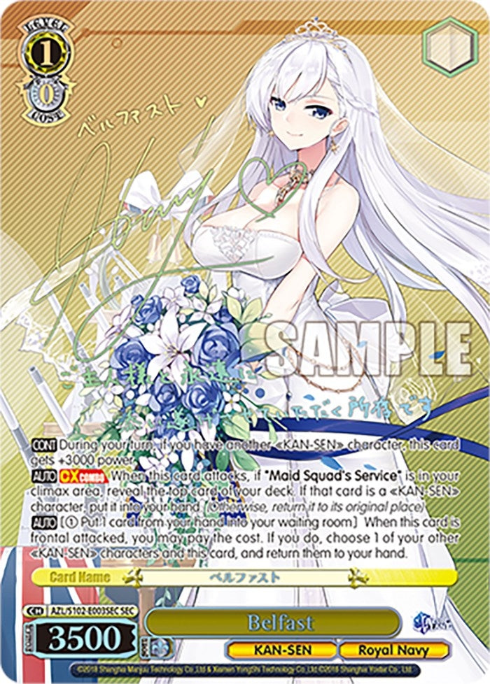 Image for Belfast (SEC) (Azur Lane) (AZL/S102-E003SEC SEC) - Weiss Schwarz