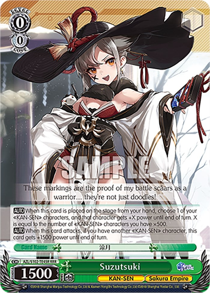 Image for Suzutsuki (RRR) (Azur Lane) (AZL/S102-TE45R RRR) - Weiss Schwarz