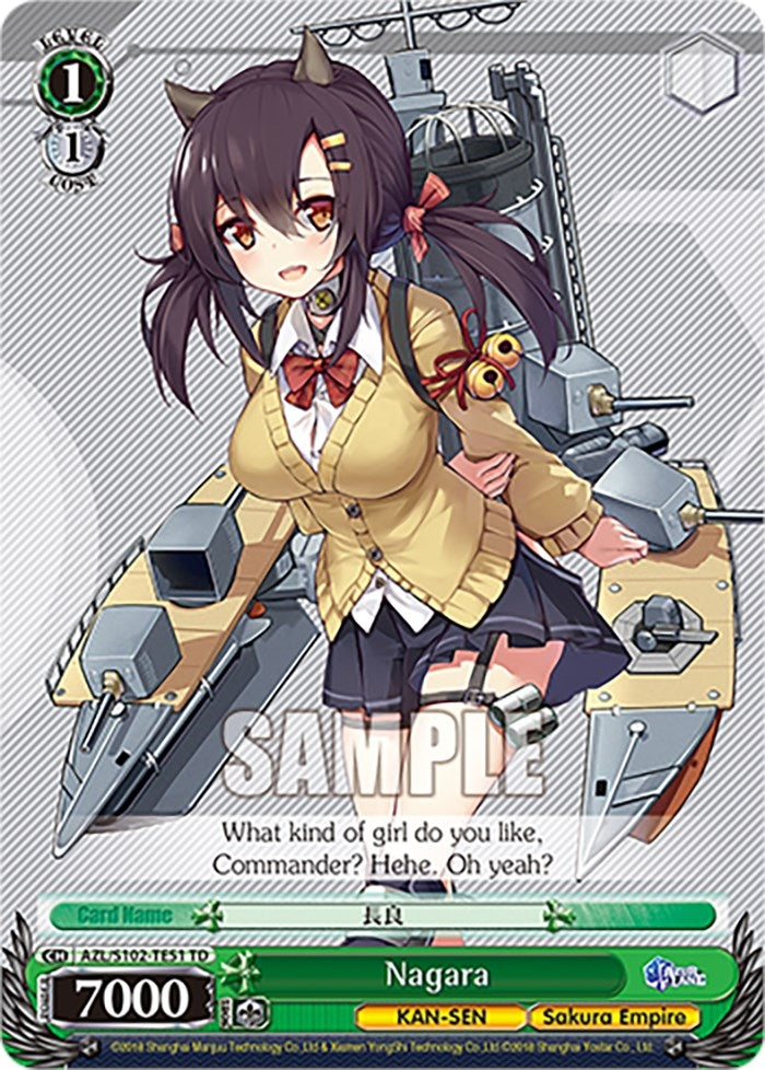 Image for Nagara (Azur Lane) (AZL/S102-TE51 TD) - Weiss Schwarz