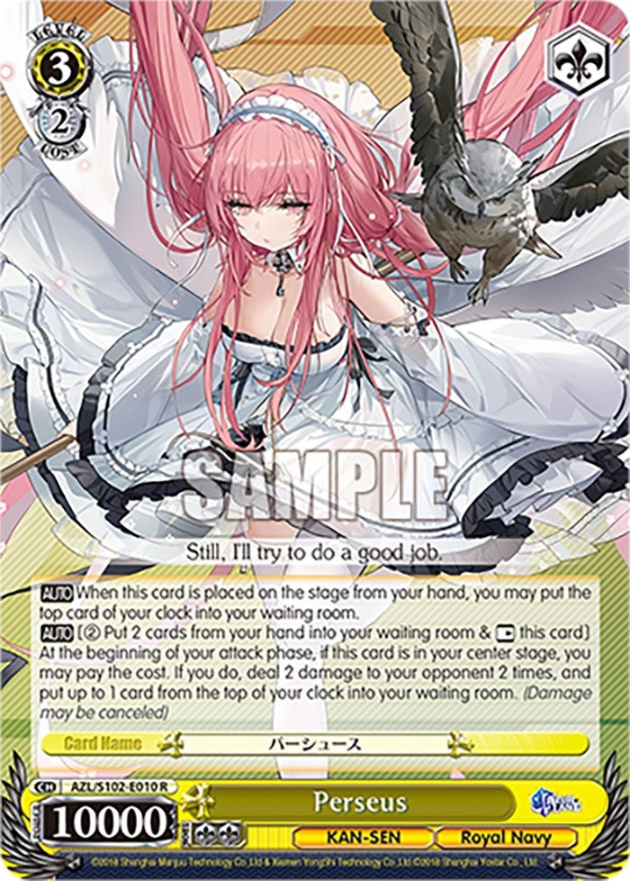 Image for Perseus (Azur Lane) (AZL/S102-E010 R) - Weiss Schwarz