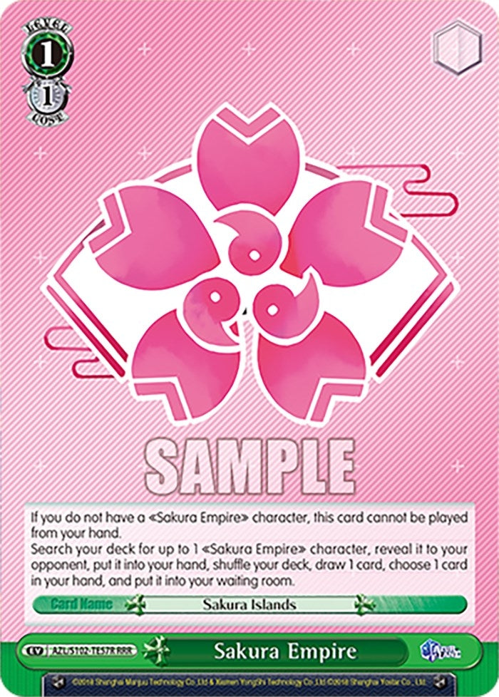 Image for Sakura Empire (RRR) (Azur Lane) (AZL/S102-TE57R RRR) - Weiss Schwarz