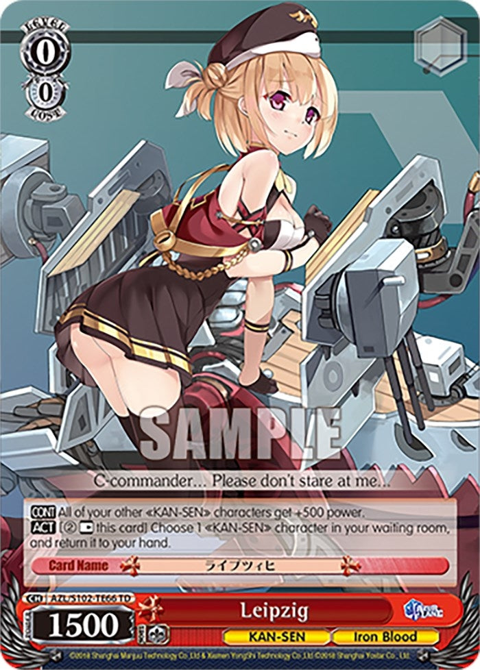 Image for Leipzig (Azur Lane) (AZL/S102-TE66 TD) - Weiss Schwarz