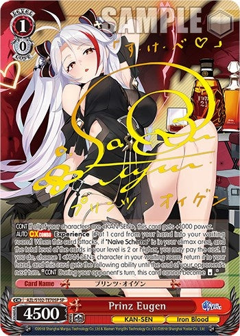 Image for Prinz Eugen (SP) (Gold Signature) (Azur Lane) (AZL/S102-TE70SP SP) - Weiss Schwarz