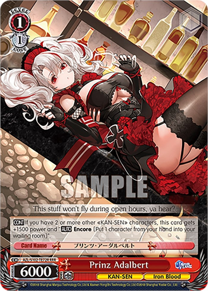 Image for Prinz Adalbert (RRR) (Azur Lane) (AZL/S102-TE72R RRR) - Weiss Schwarz