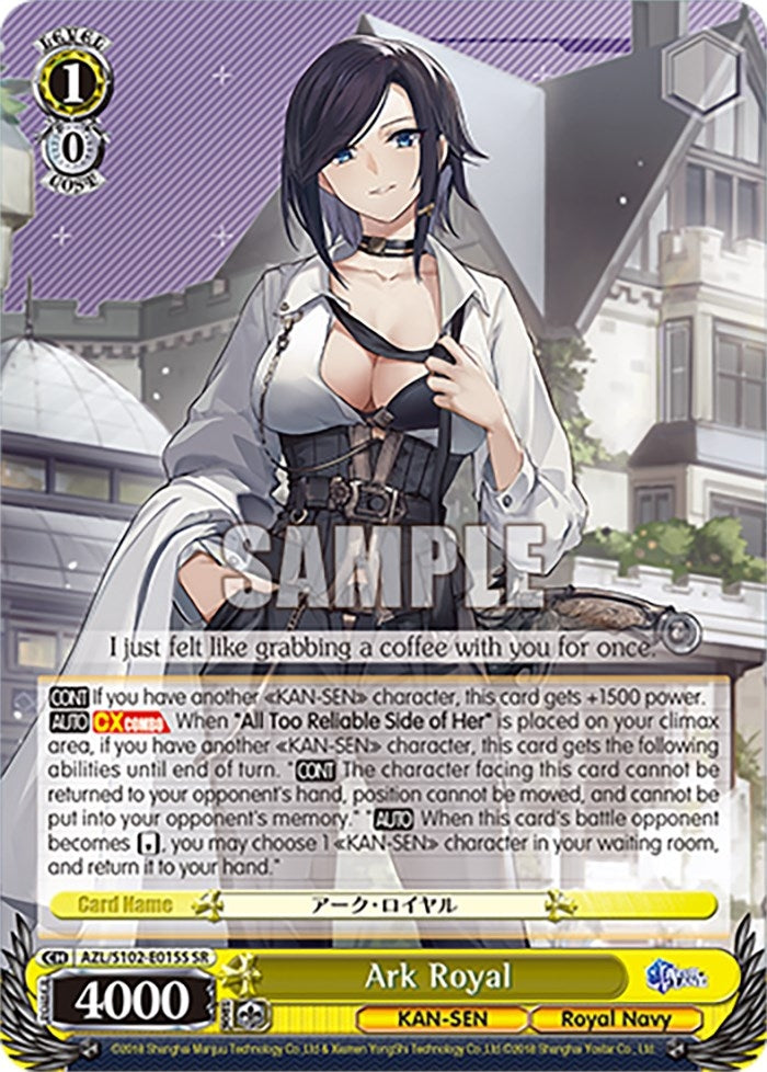 Image for Ark Royal (SR) (Azur Lane) (AZL/S102-E015S SR) - Weiss Schwarz