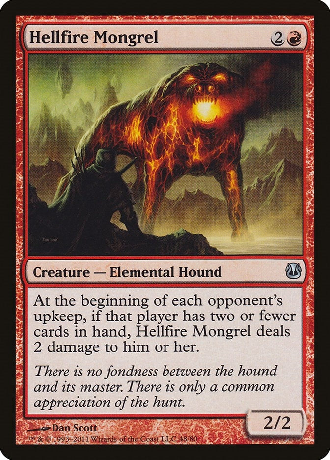 Image for Hellfire Mongrel (Duel Decks: Ajani vs. Nicol Bolas) (48) - Magic: The Gathering
