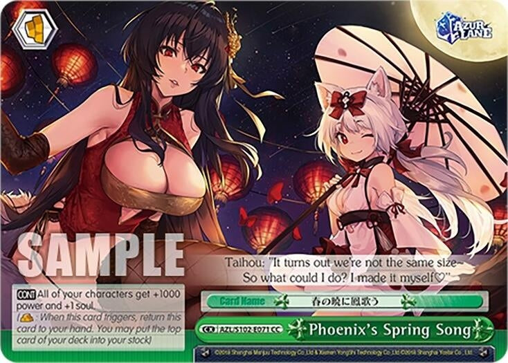 Image for Phoenix's Spring Song (Azur Lane) (AZL/S102-E071 CC) - Weiss Schwarz