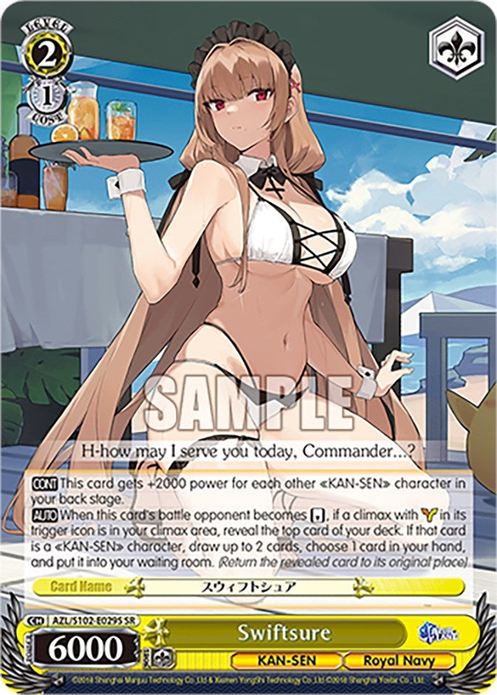 Image for Swiftsure (SR) (Azur Lane) (AZL/S102-E029S SR) - Weiss Schwarz