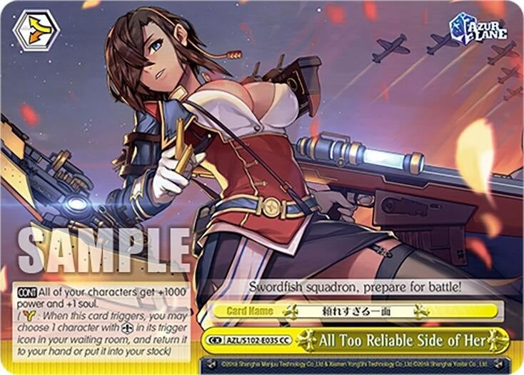Image for All Too Reliable Side of Her (Azur Lane) (AZL/S102-E035 CC) - Weiss Schwarz