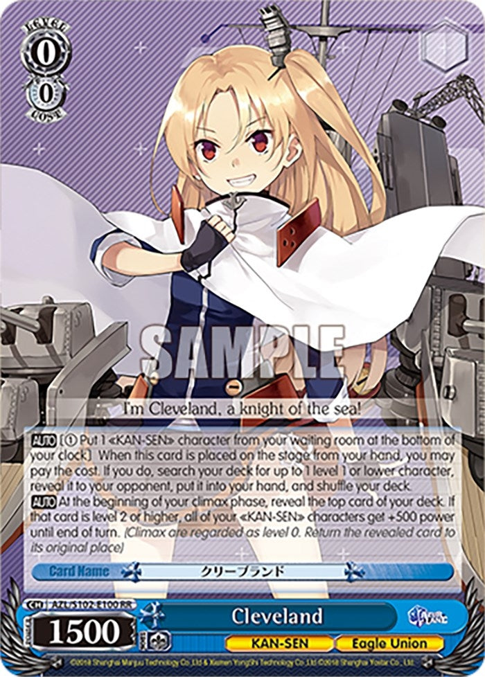 Image for Cleveland (Azur Lane) (AZL/S102-E100 RR) - Weiss Schwarz