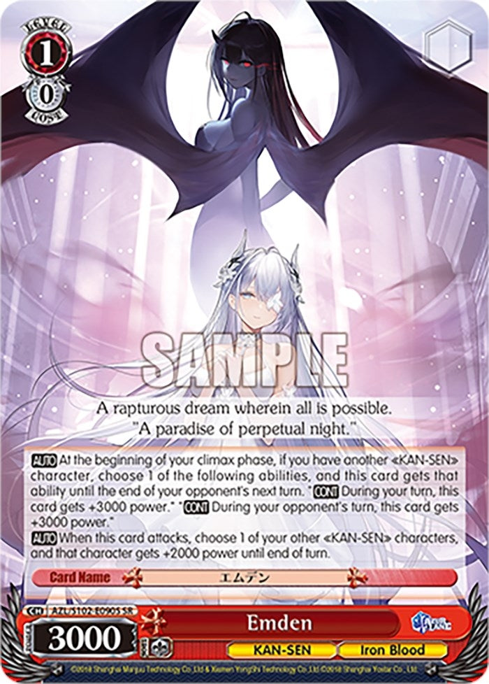 Image for Emden (SR) (Azur Lane) (AZL/S102-E090S SR) - Weiss Schwarz