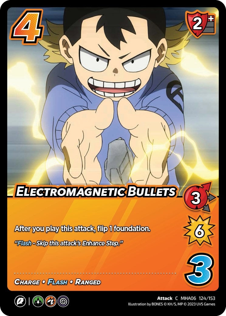 Image for Electromagnetic Bullets (UniVersus: My Hero Academia: Jet Burn) (124/153) - UniVersus