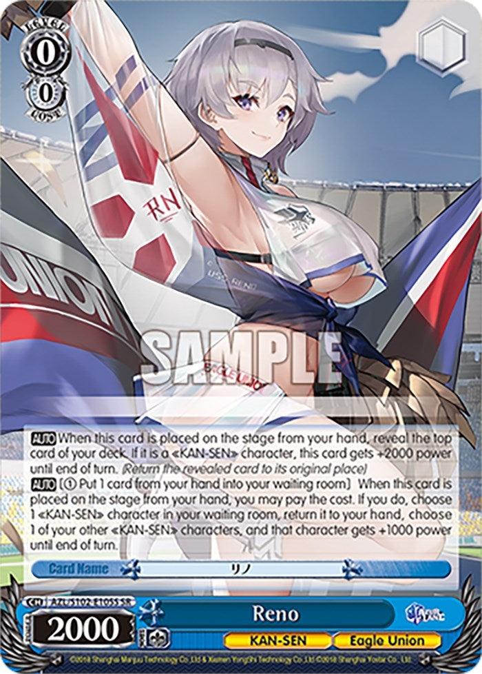 Image for Reno (SR) (Azur Lane) (AZL/S102-E105S SR) - Weiss Schwarz
