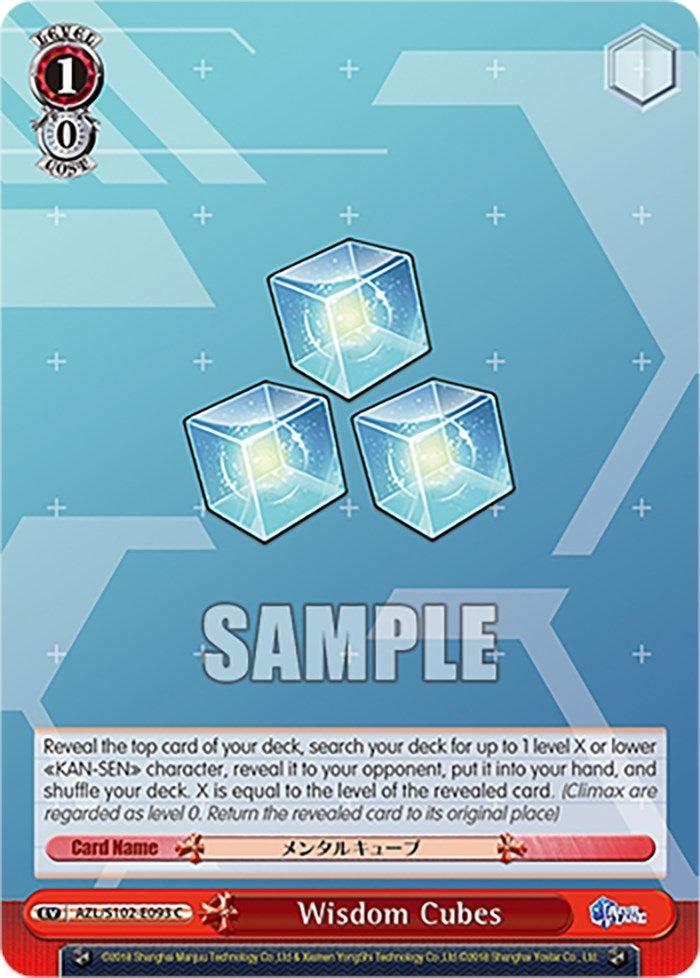 Image for Wisdom Cubes (Azur Lane) (AZL/S102-E093 C) - Weiss Schwarz
