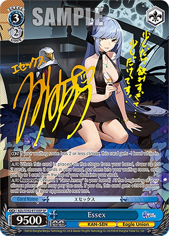 Image for Essex (SP) (Gold Signature) (Azur Lane) (AZL/S102-E110SP SP) - Weiss Schwarz