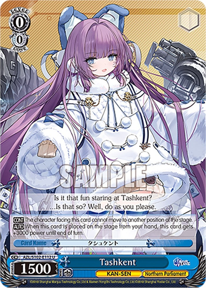 Image for Tashkent (Azur Lane) (AZL/S102-E112 U) - Weiss Schwarz