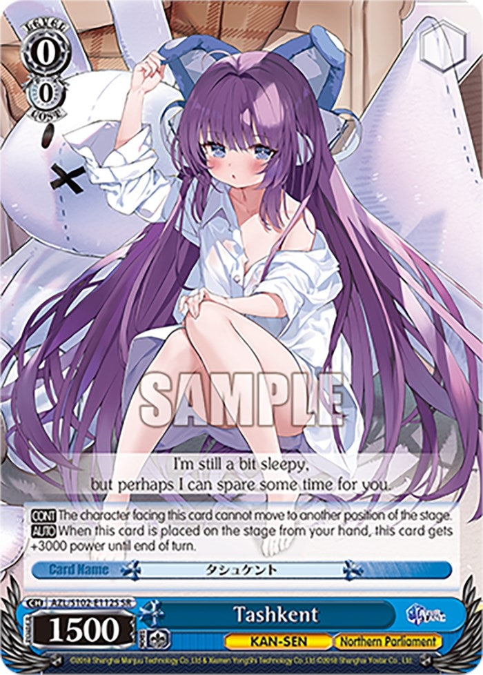 Image for Tashkent (SR) (Azur Lane) (AZL/S102-E112S SR) - Weiss Schwarz
