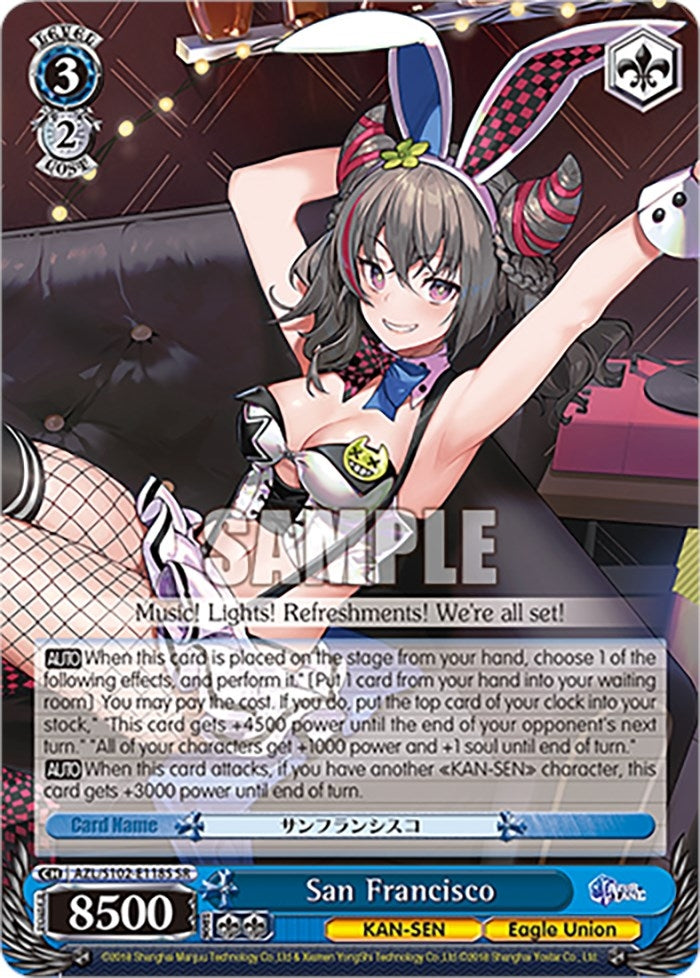 Image for San Francisco (SR) (Azur Lane) (AZL/S102-E118S SR) - Weiss Schwarz