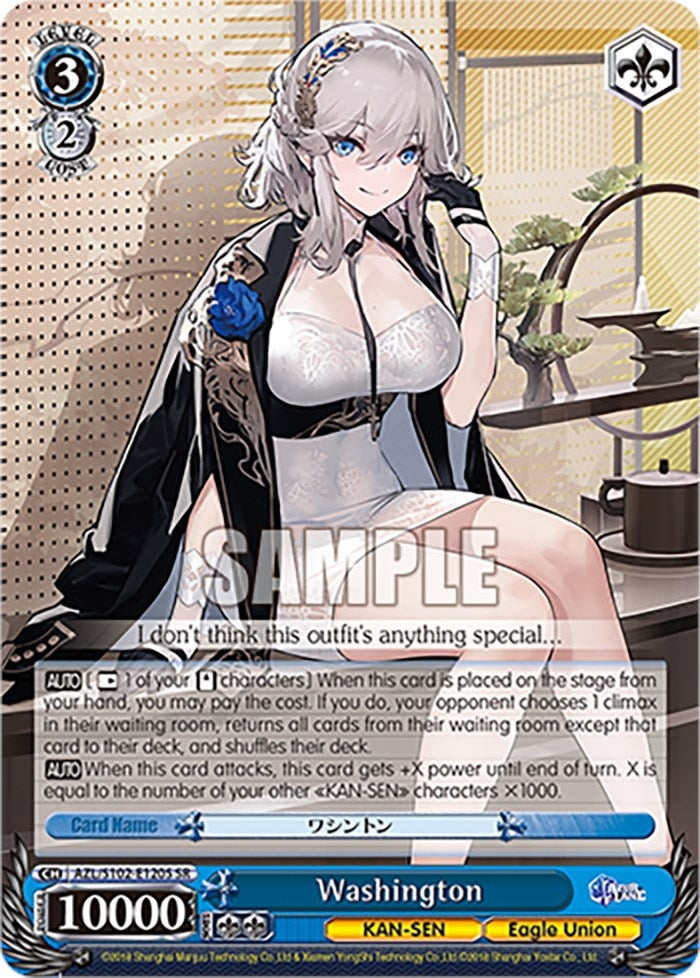 Image for Washington (SR) (Azur Lane) (AZL/S102-E120S SR) - Weiss Schwarz