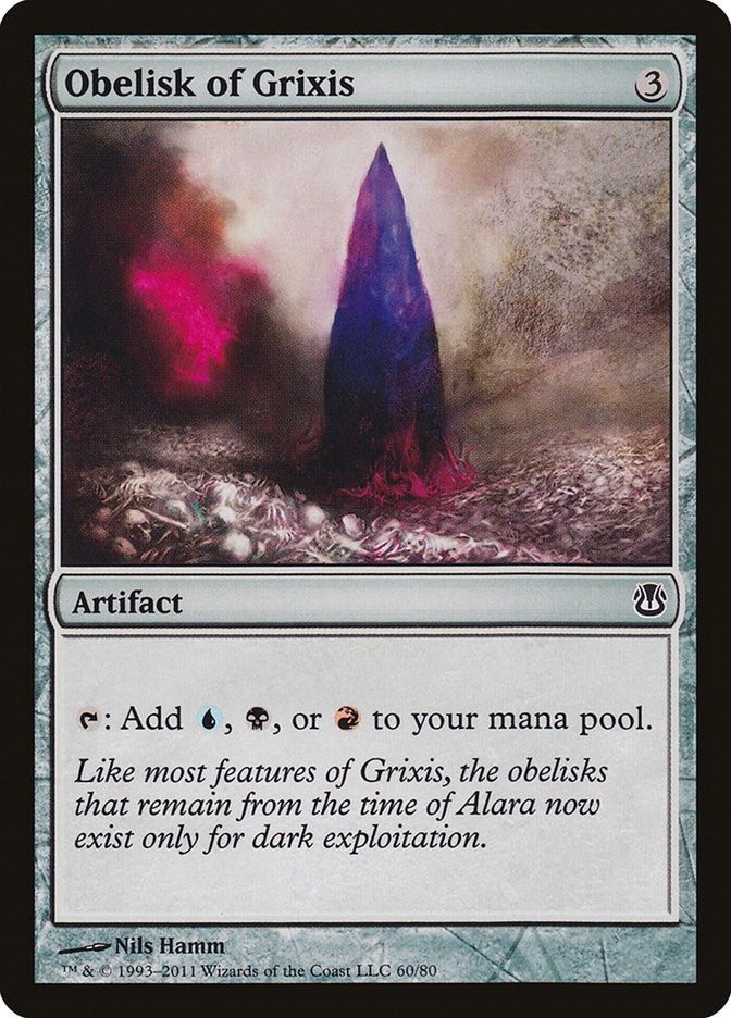 Image for Obelisk of Grixis (Duel Decks: Ajani vs. Nicol Bolas) (60) - Magic: The Gathering