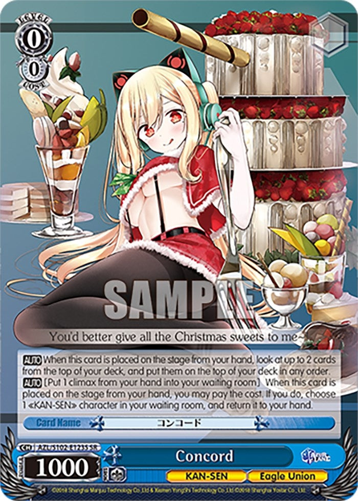 Image for Concord (SR) (Azur Lane) (AZL/S102-E123S SR) - Weiss Schwarz