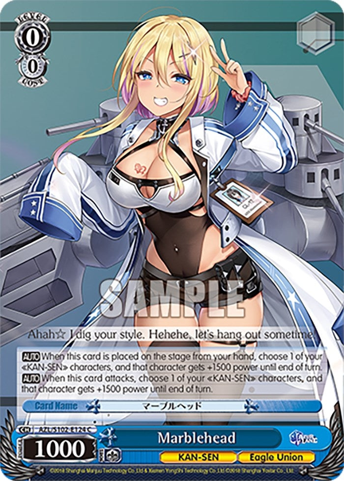 Image for Marblehead (Azur Lane) (AZL/S102-E124 C) - Weiss Schwarz