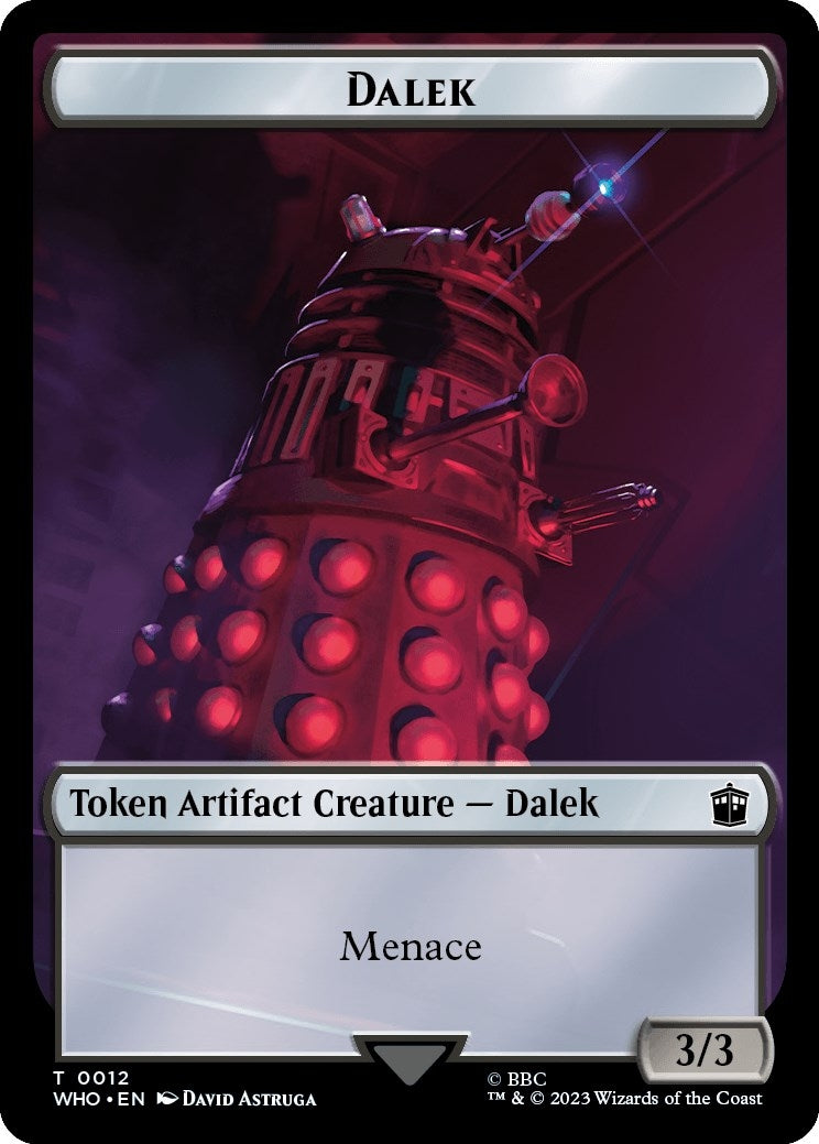 Image for Dalek // Beast Double-Sided Token (Universes Beyond: Doctor Who) (12 // 17) - Magic: The Gathering