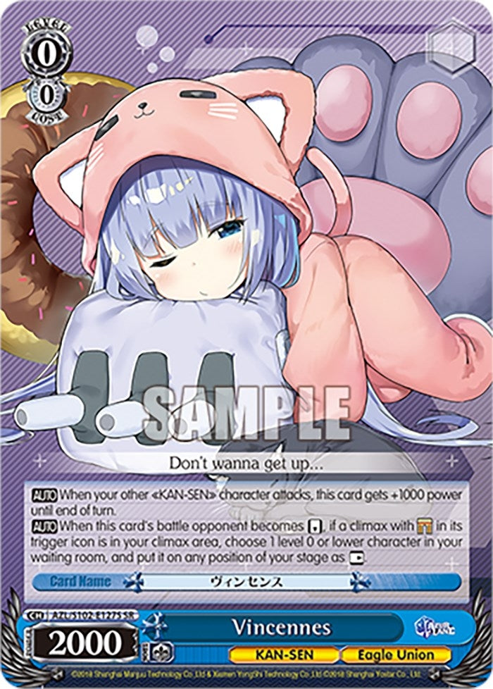Image for Vincennes (SR) (Azur Lane) (AZL/S102-E127S SR) - Weiss Schwarz