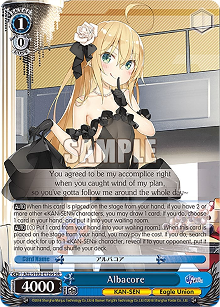 Image for Albacore (SR) (Azur Lane) (AZL/S102-E129S SR) - Weiss Schwarz