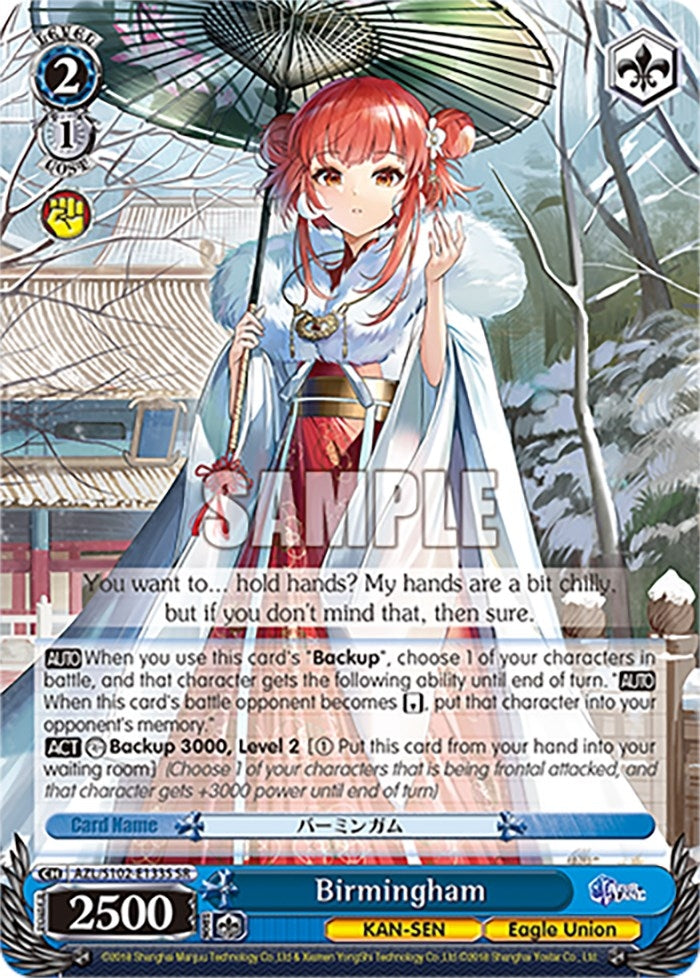 Image for Birmingham (SR) (Azur Lane) (AZL/S102-E133S SR) - Weiss Schwarz