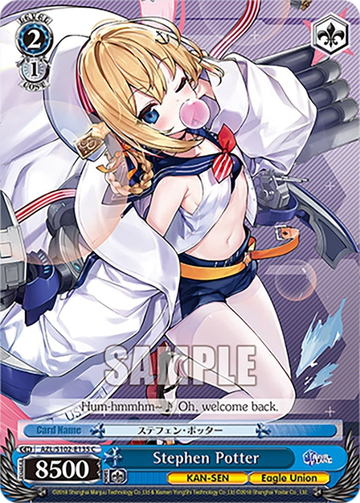 Image for Stephen Potter (Azur Lane) (AZL/S102-E135 C) - Weiss Schwarz