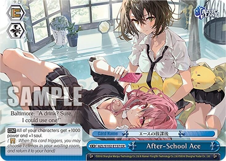Image for After-School Ace (Azur Lane) (AZL/S102-E137 CR) - Weiss Schwarz