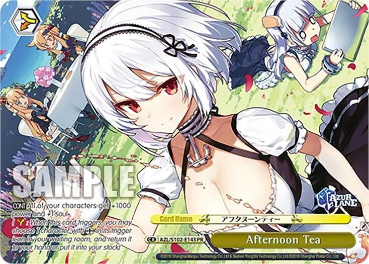 Image for Afternoon Tea (PR) (Azur Lane) (AZL/S102-E143 PR) - Weiss Schwarz