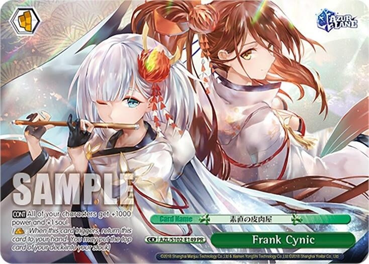 Image for Frank Cynic (PR) (Azur Lane) (AZL/S102-E149 PR) - Weiss Schwarz