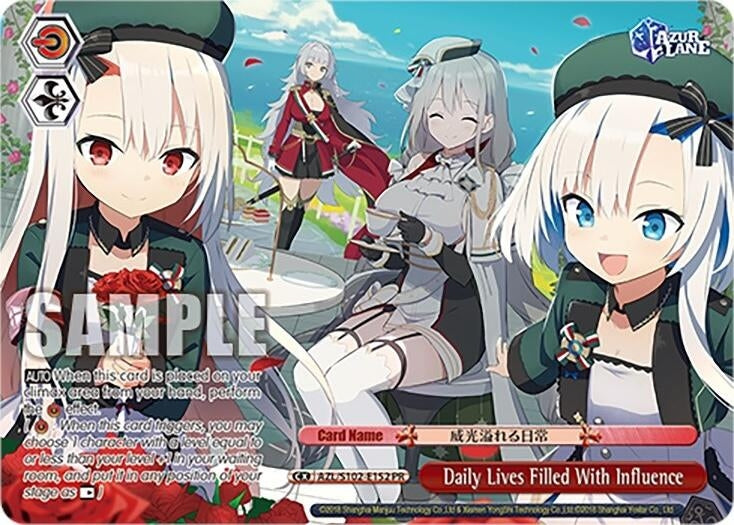 Image for Daily Lives Filled With Influence (PR) (Azur Lane) (AZL/S102-E152 PR) - Weiss Schwarz