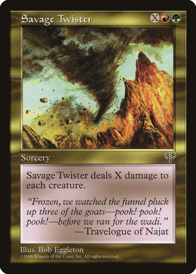 Image for Savage Twister (Mirage) - Magic: The Gathering