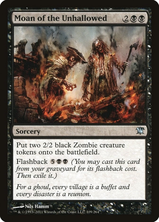 Image for Moan of the Unhallowed (Innistrad) (109) - Magic: The Gathering
