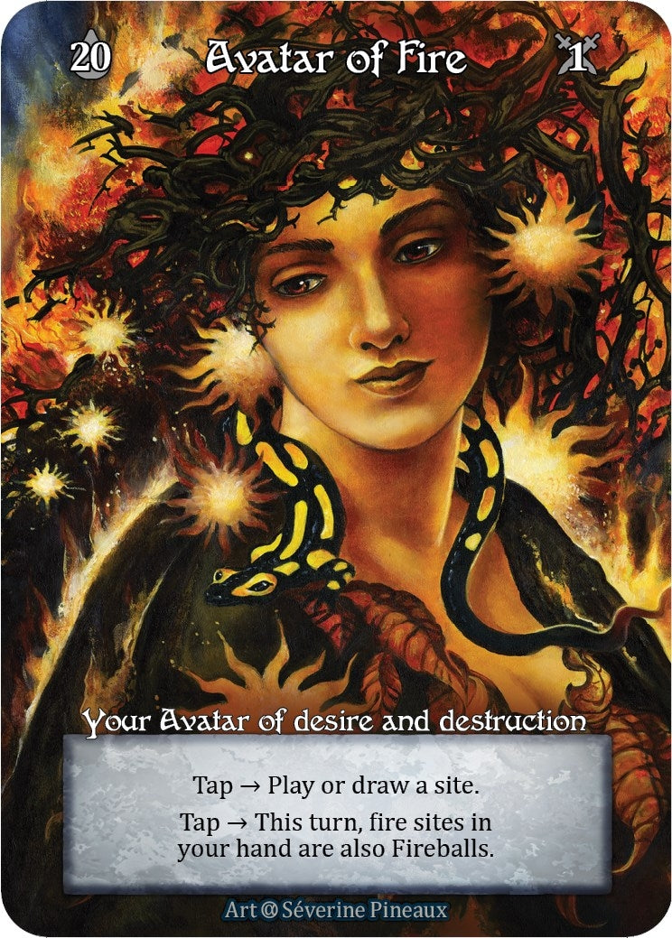 Image for Avatar of Fire (Foil) (Alpha) - Sorcery: Contested Realm
