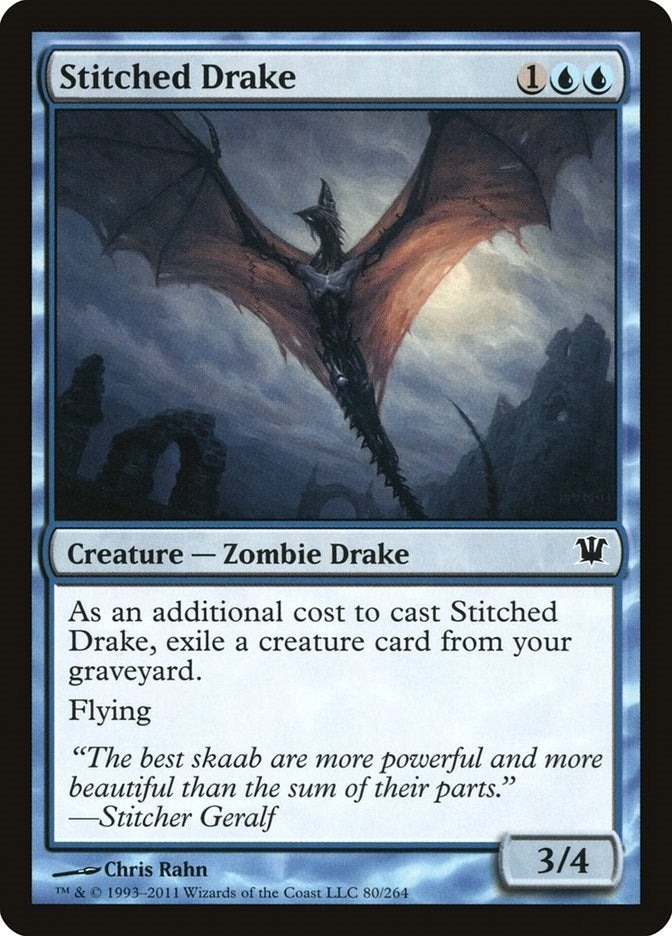 Image for Stitched Drake (Innistrad) (80) - Magic: The Gathering